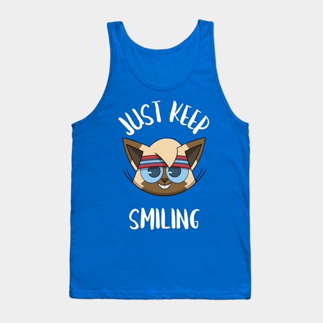 kittyswat Omar "Just Keep Smiling" Tank Top by kittyswat